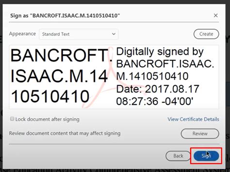 sign pdf with cac